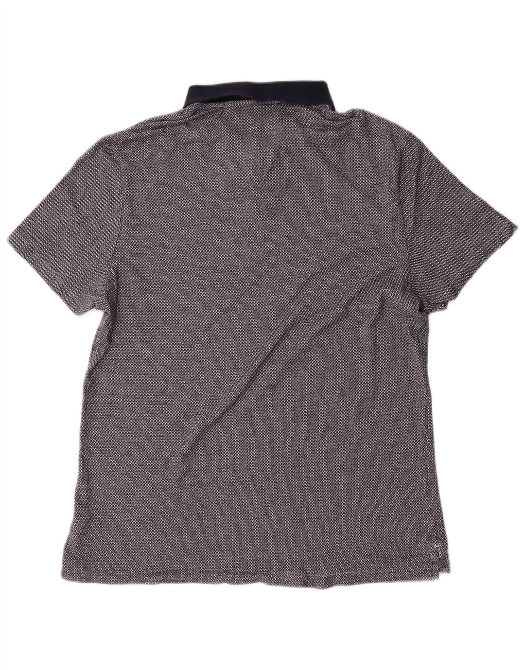Polo a maniche corte da uomo Calvin Klein medio blu navy screziato