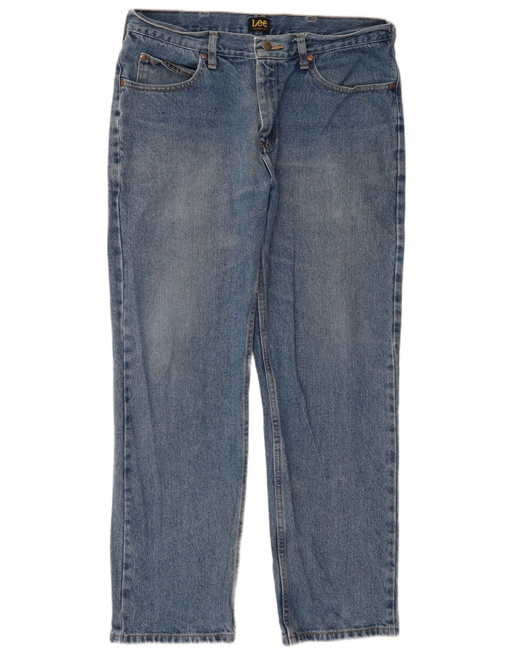 Jeans dritti da uomo Lee W34 L29 cotone blu