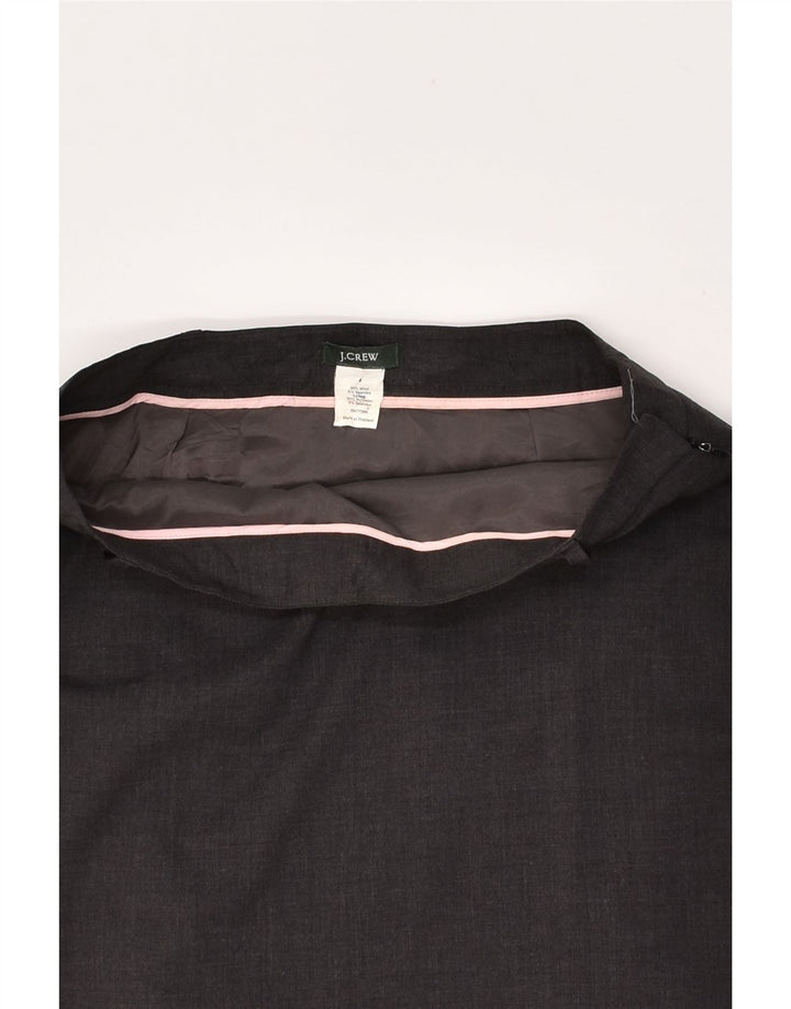 J. CREW Womens Straight Skirt US 4 Small W28 Grey Wool | Vintage J. Crew | Thrift | Second-Hand J. Crew | Used Clothing | Messina Hembry 
