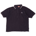 Polo Kappa da uomo XL in cotone blu navy