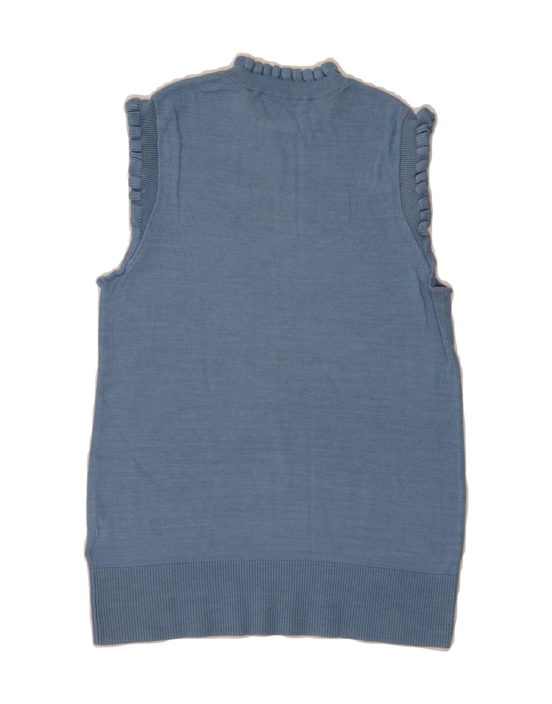 OASIS Womens Vest Tank Top UK 10 Small Blue Cotton Vintage Oasis and Second-Hand Oasis from Messina Hembry 