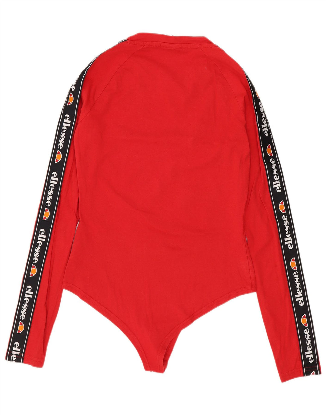 Body grafico da donna Ellesse UK 10 piccolo cotone color block rosso