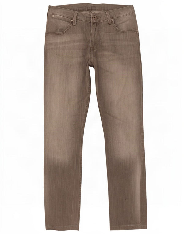 Jeans dritti da uomo Levi's W29 L32 cotone grigio