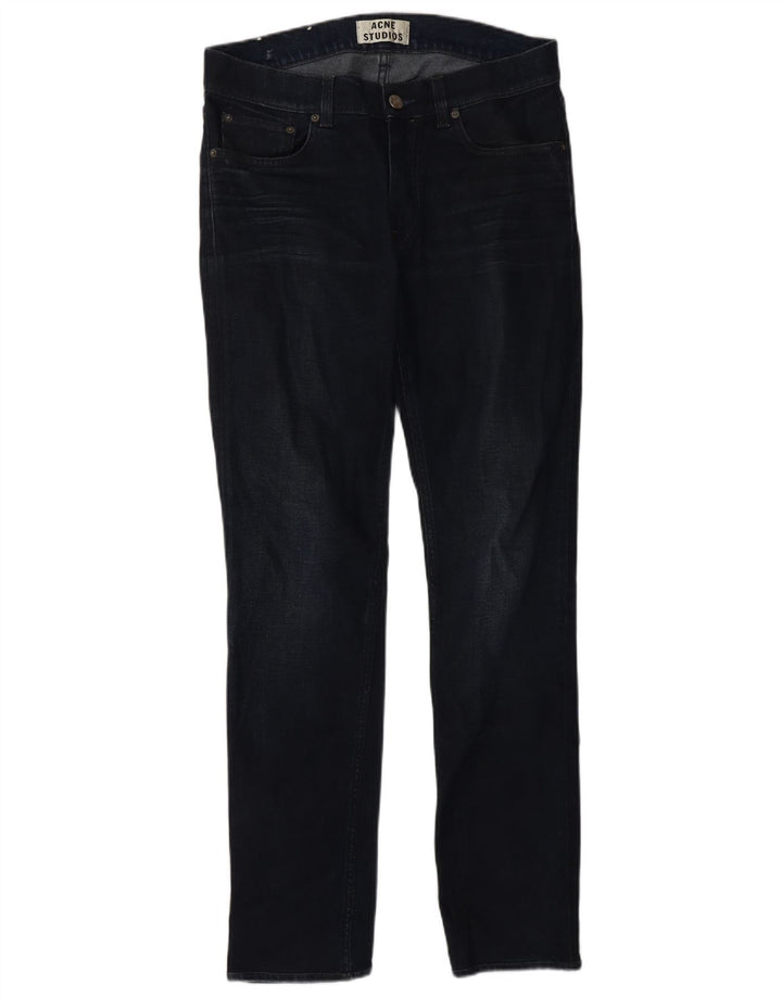 Jeans slim da uomo Acne Studios W30 L32 cotone blu navy