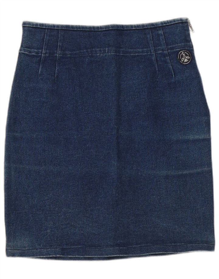 Gonna in denim da donna Kappa W26 piccola blu
