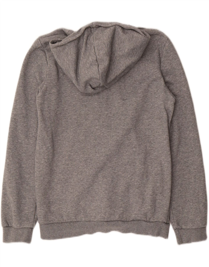 Felpa con cappuccio e zip grafica PUMA da ragazzo 13-14 anni in cotone grigio