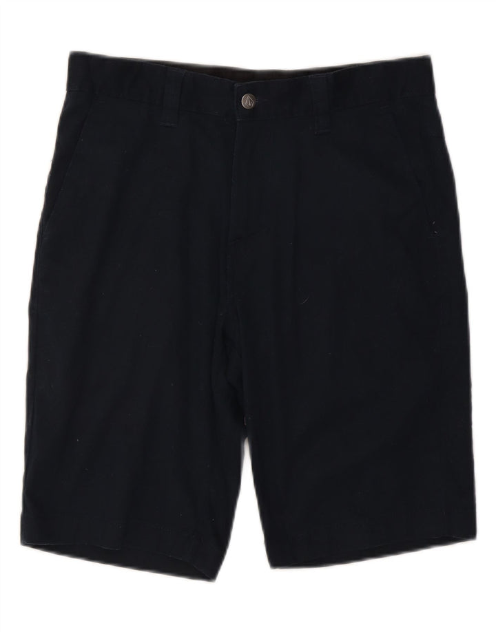 Pantaloncini chino da uomo Volcom W30 cotone blu navy medio