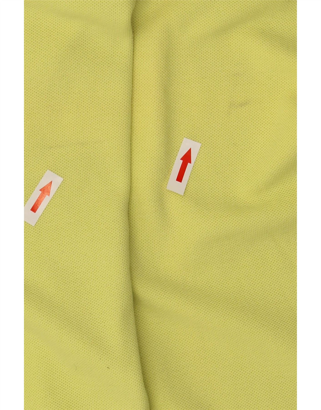 Polo da uomo Fila Large in cotone giallo