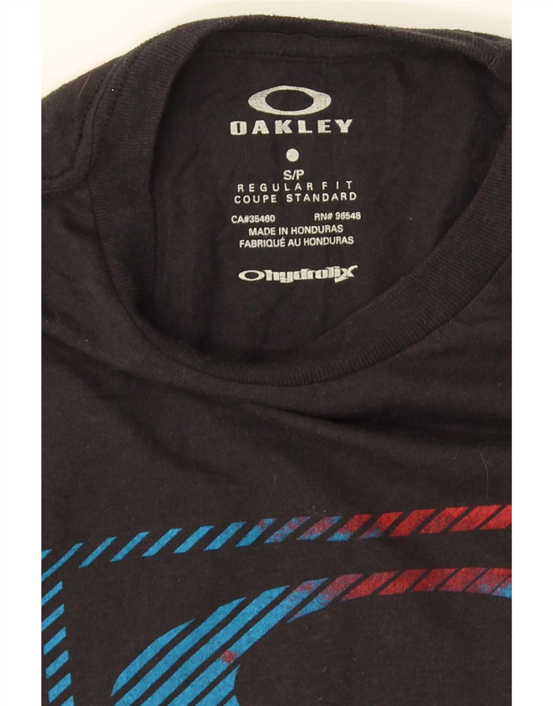 T-shirt grafica da uomo con vestibilità regolare Oakley, piccola, nera
