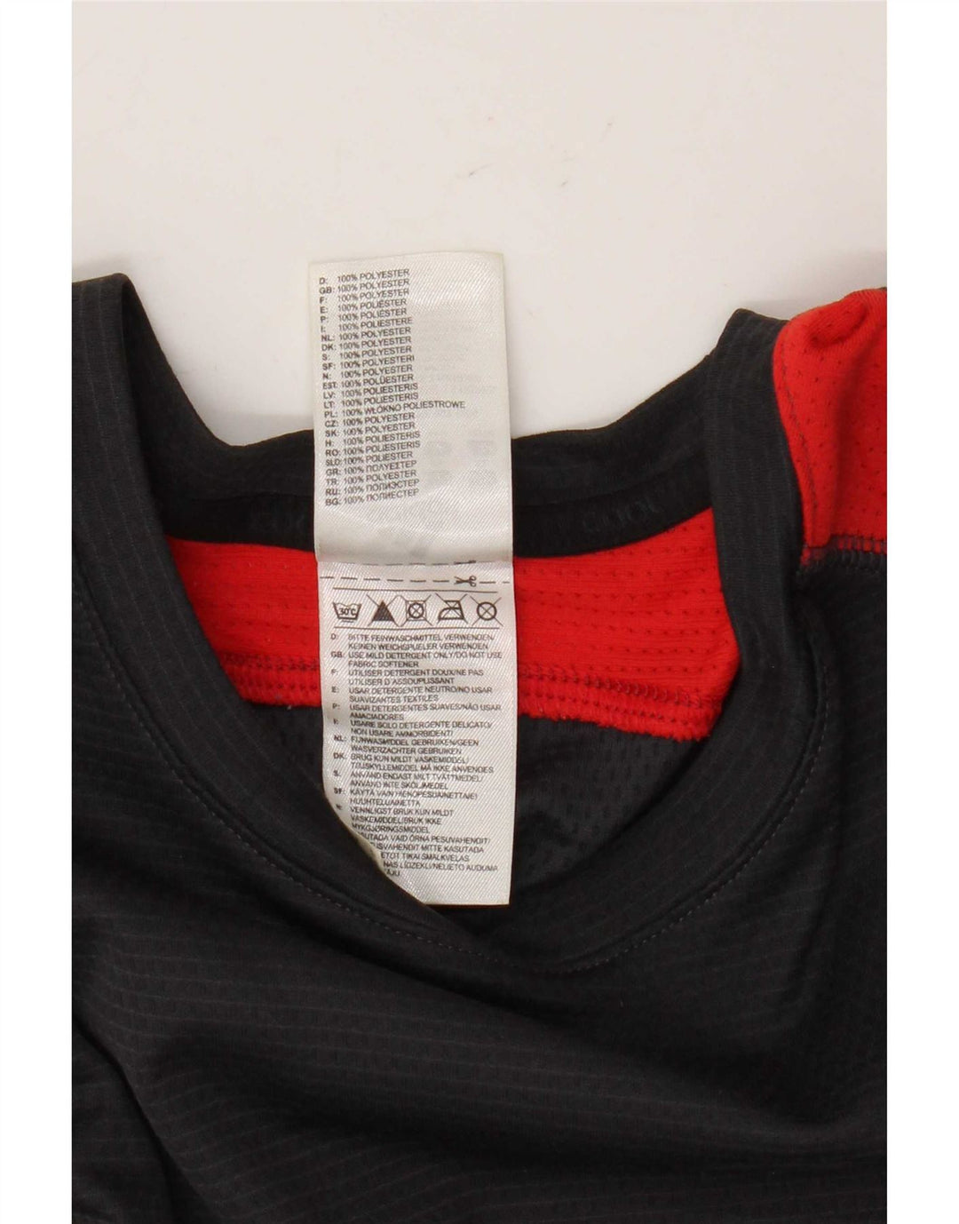 Maglia Adidas da uomo a maniche lunghe XL in poliestere color block grigio