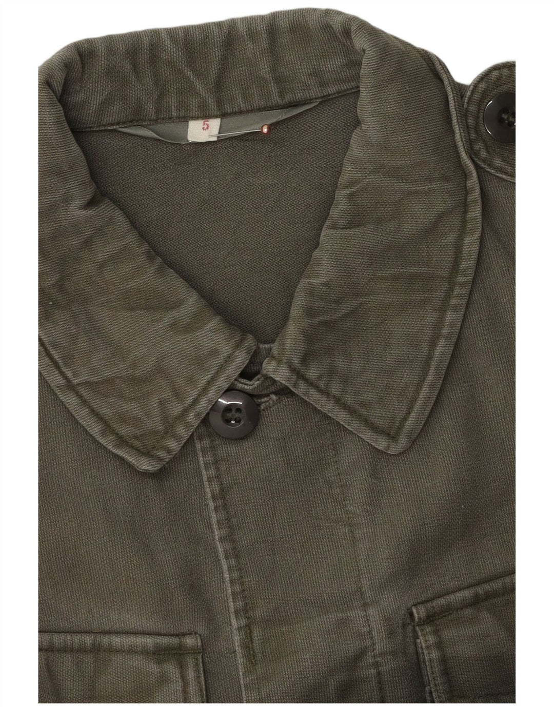 Giacca militare vintage da uomo UK 38 media kaki