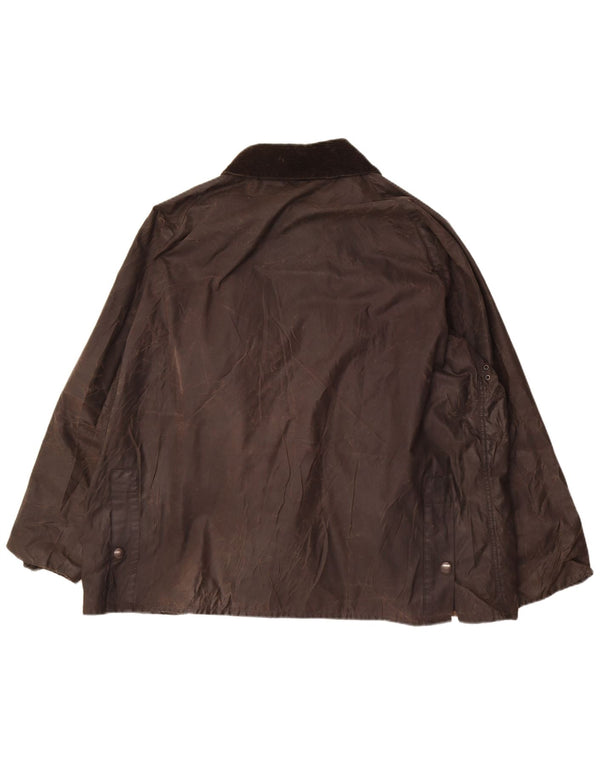 Barbour Giacca da uomo in cotone cerato Bedale UK 44 2XL Marrone