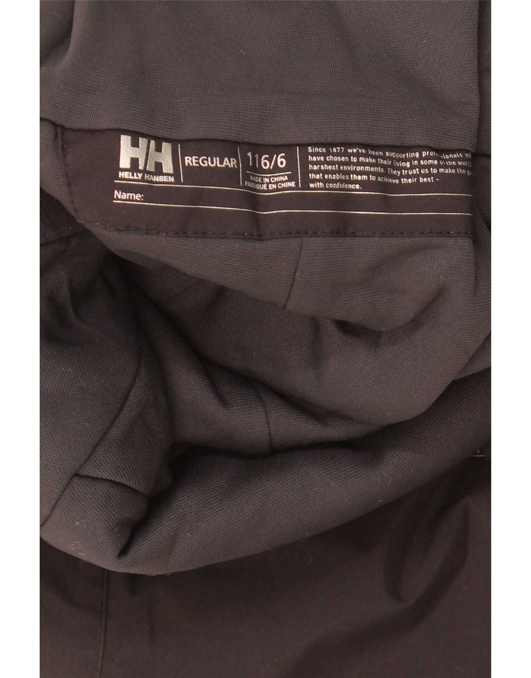 Pantaloni da sci con salopette grafica da bambino Helly Hansen 5-6 anni in poliammide nero