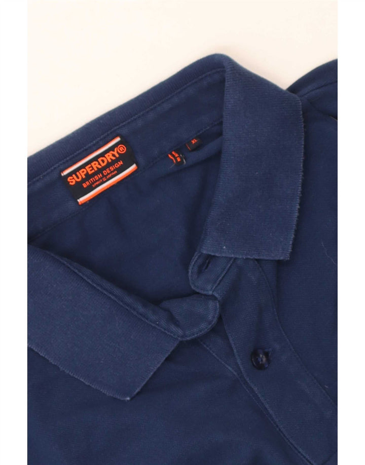Polo da uomo Superdry XL blu navy