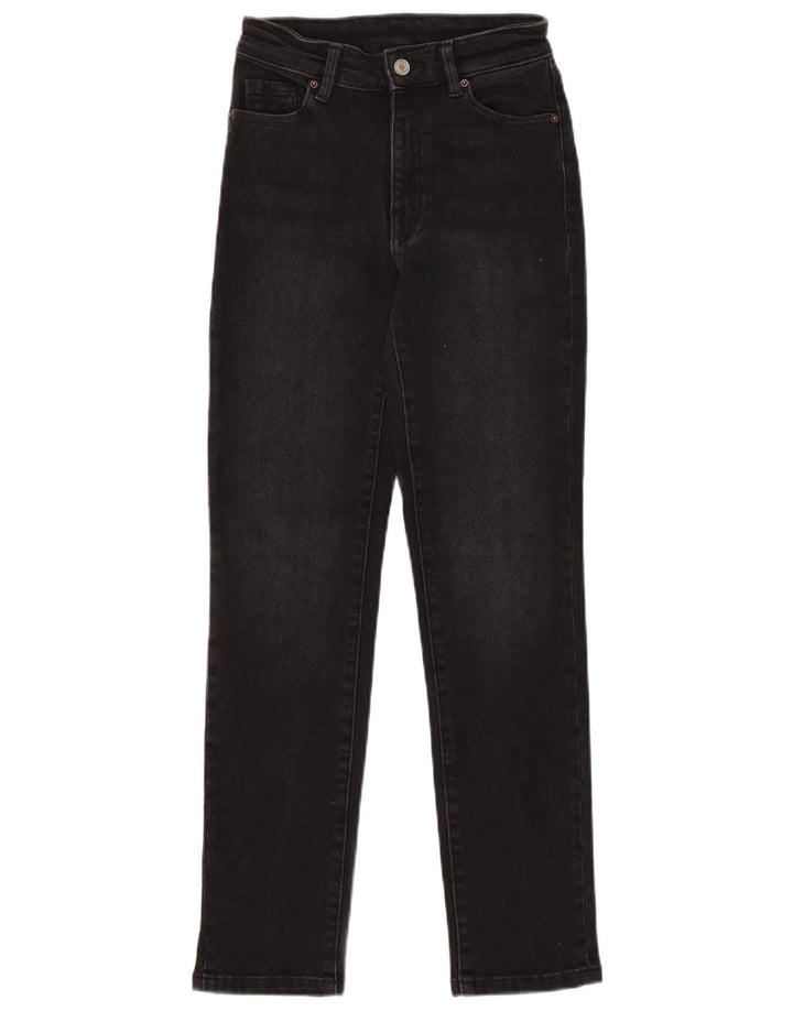 Jeans slim da donna Massimo Dutti EU 34 2XS W24 L28 Nero