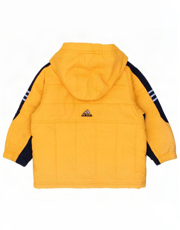 Giacca imbottita grafica Adidas da bambino 18-24 mesi Colorblock giallo