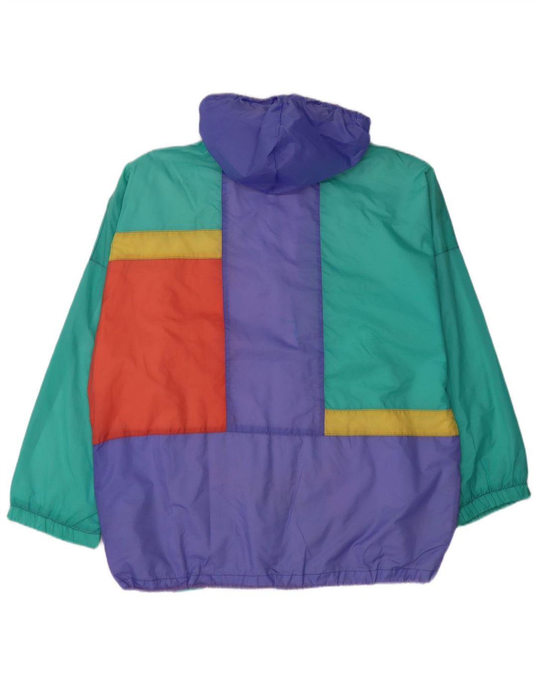 Giacca a vento con cappuccio da uomo Shamp EU 46 Small multicolore Colourblock