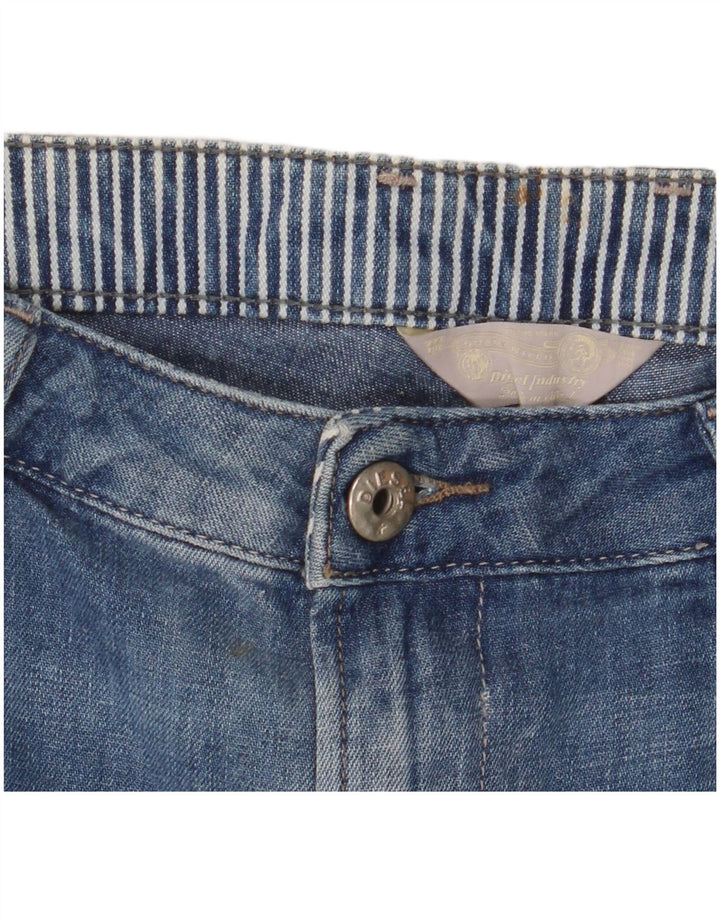 Pantaloncini di jeans da donna Diesel W28 cotone blu medio