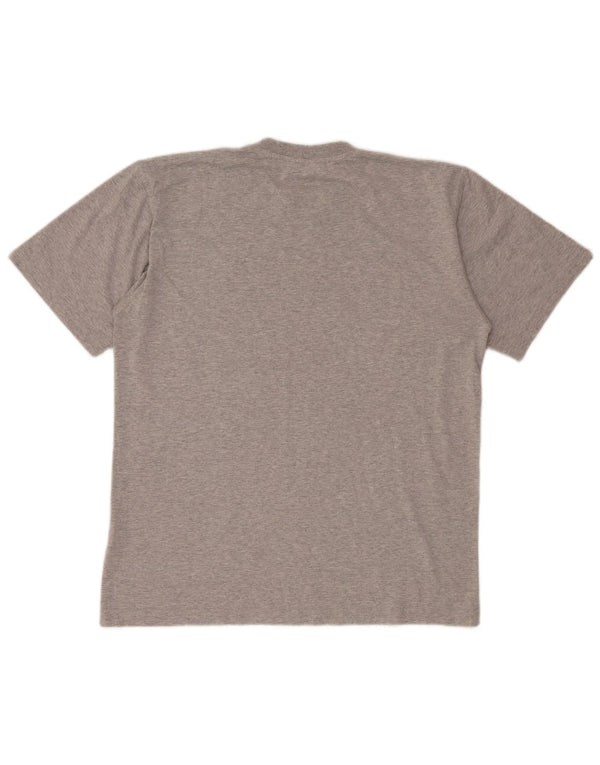 T-shirt grafica da uomo FILA Top in cotone grigio medio