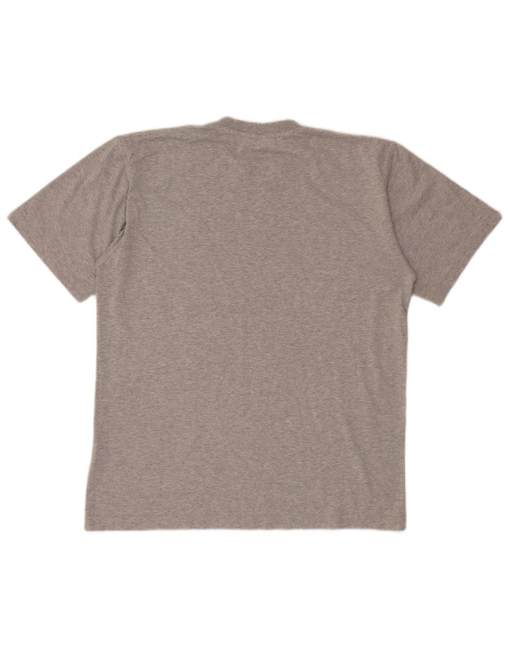 T-shirt grafica da uomo FILA Top in cotone grigio medio