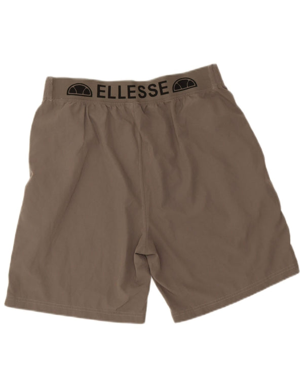 Pantaloncini sportivi grafici da uomo Ellesse, grandi, in poliestere grigio