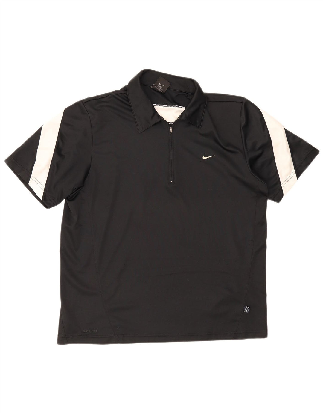 Polo Nike da uomo UK 39/41 Medium Black Colourblock