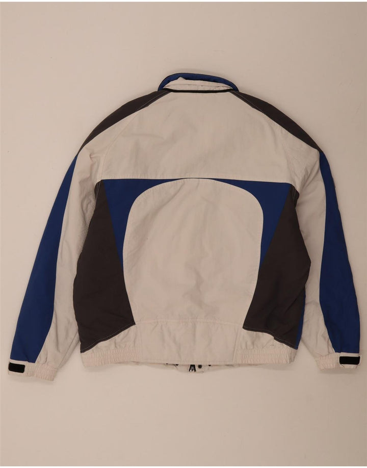 Giacca da sci da uomo MC Kee's UK 42 XL Nylon color block bianco