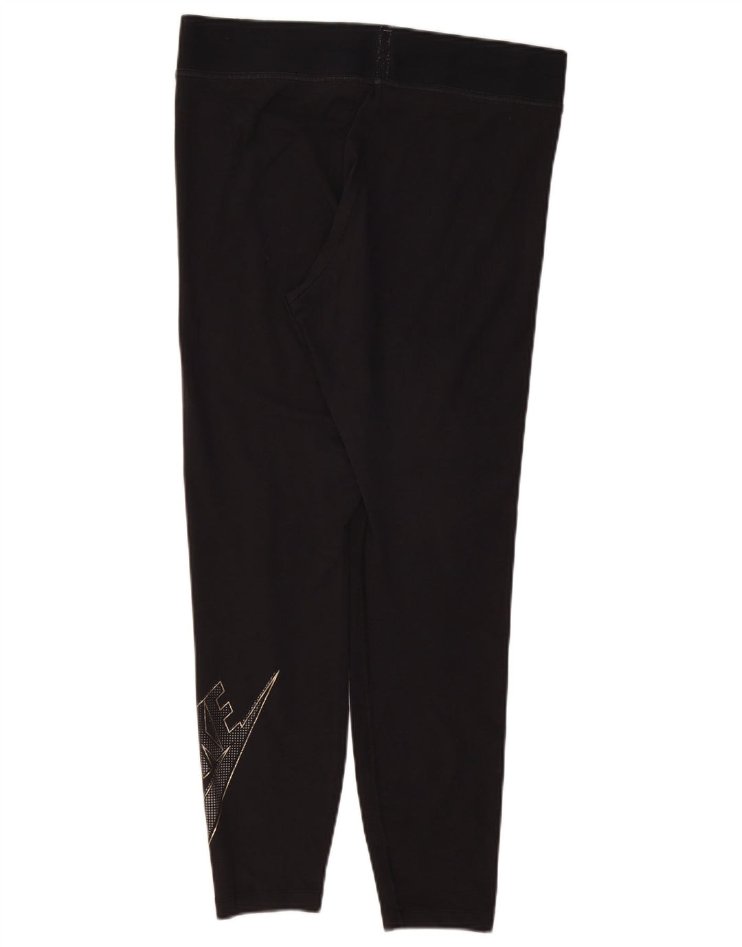 Leggings grafici da donna NIKE UK 18 XL cotone nero