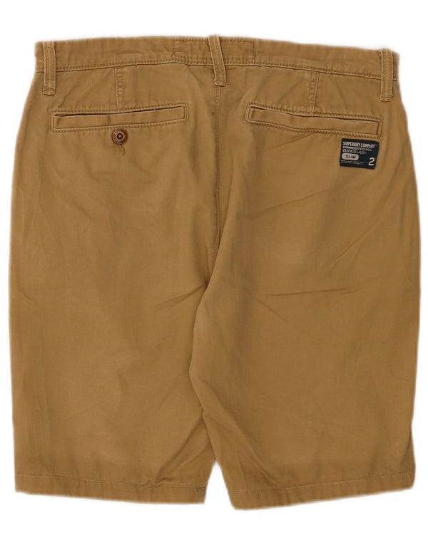 Pantaloncini chino da uomo Superdry medi W32 in cotone beige