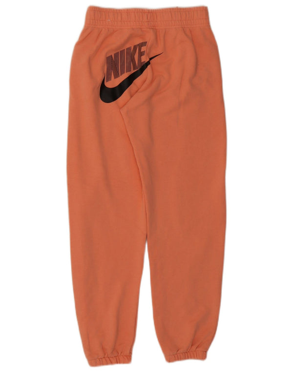 Pantaloni da tuta con grafica Nike per ragazze, pantaloni da jogging, 10-11 anni, arancione medio
