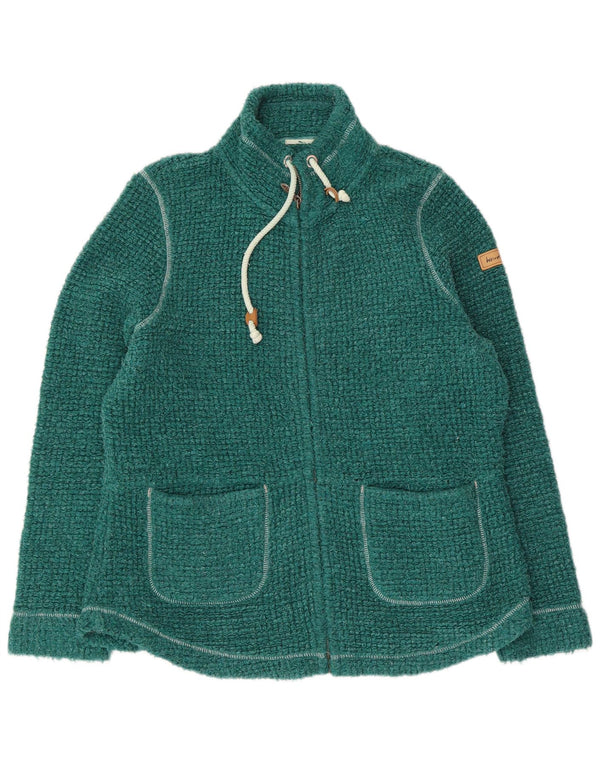 Giacca da tuta da donna Weird Fish UK 16 grande acrilico verde