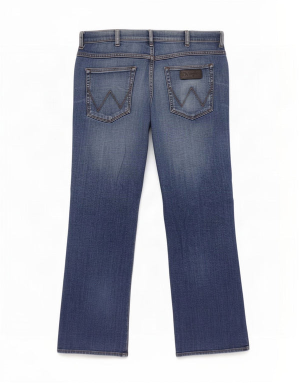 Jeans dritti da uomo Pittsboro Wrangler W36 L30 cotone blu