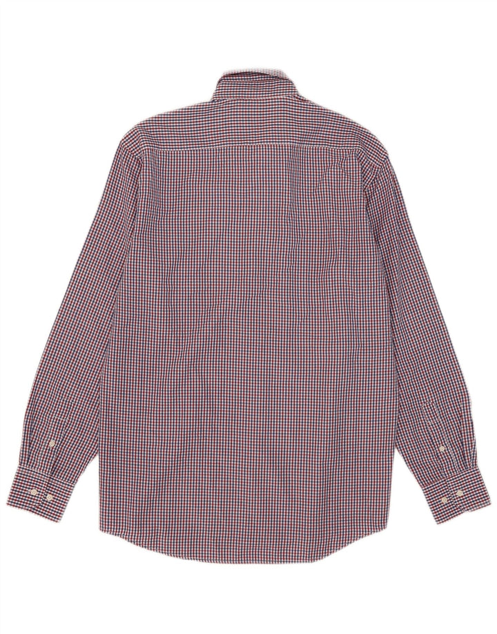 Camicia da uomo Coveri taglia 41/42 grande poliestere a quadretti multicolore