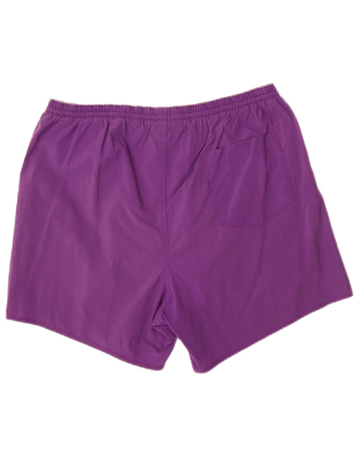 Pantaloncini sportivi Nike da uomo in nylon viola medio