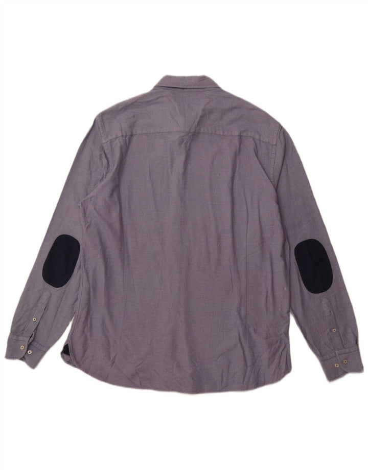 Camicia da uomo Massimo Dutti 2XL in cotone blu