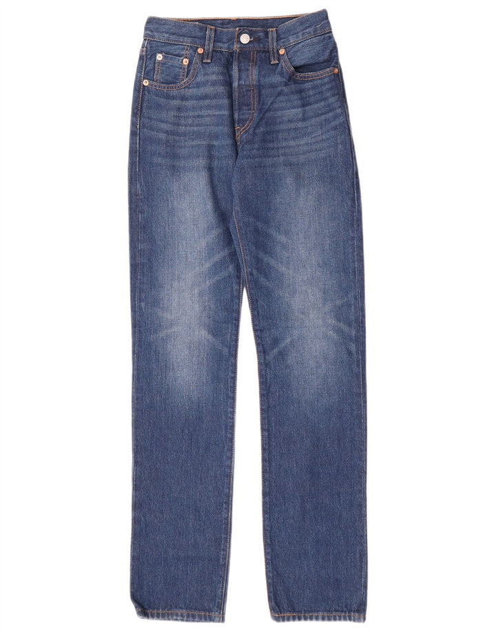 Jeans dritti Levi's 501 da donna W23 L32 cotone blu