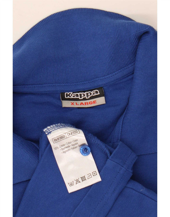 Polo Kappa Uomo XL Cotone Blu