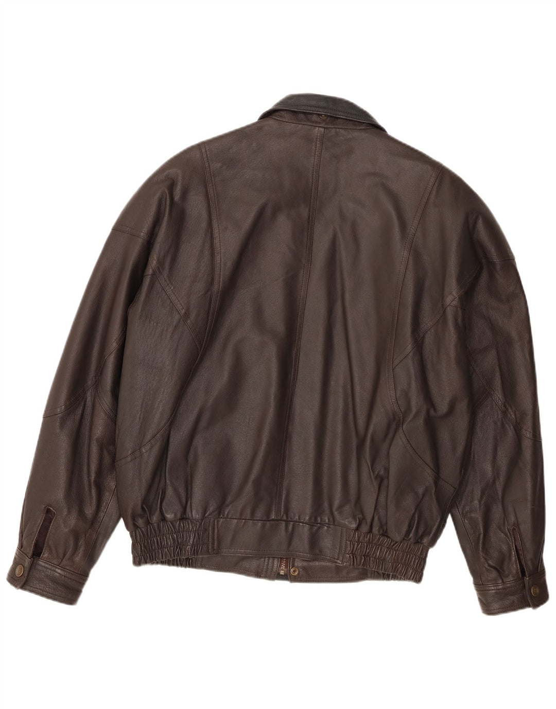 Giacca in pelle da uomo Fatigue UK 38 Pelle marrone medio