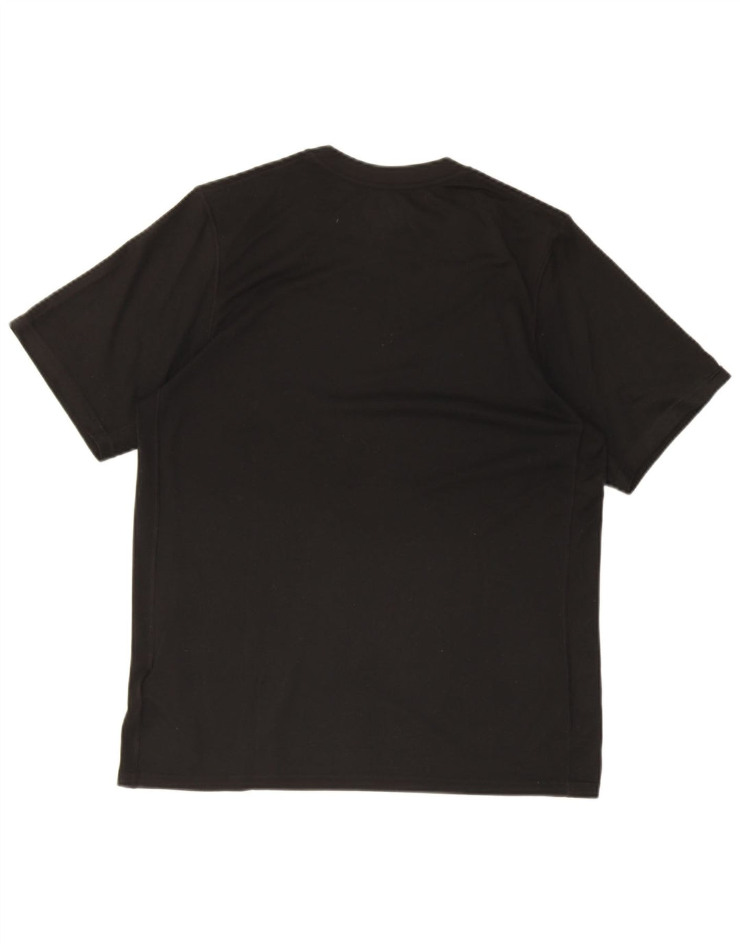 T-shirt Nike da uomo Dri Fit, top in poliestere nero medio