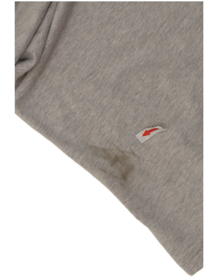 Top da uomo a maniche lunghe Superdry 2XL in cotone color block grigio