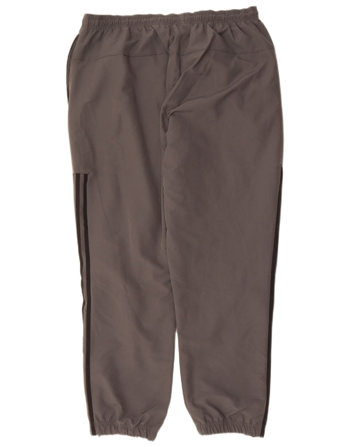 ADIDAS Mens Tracksuit Trousers Joggers XL Grey Polyester