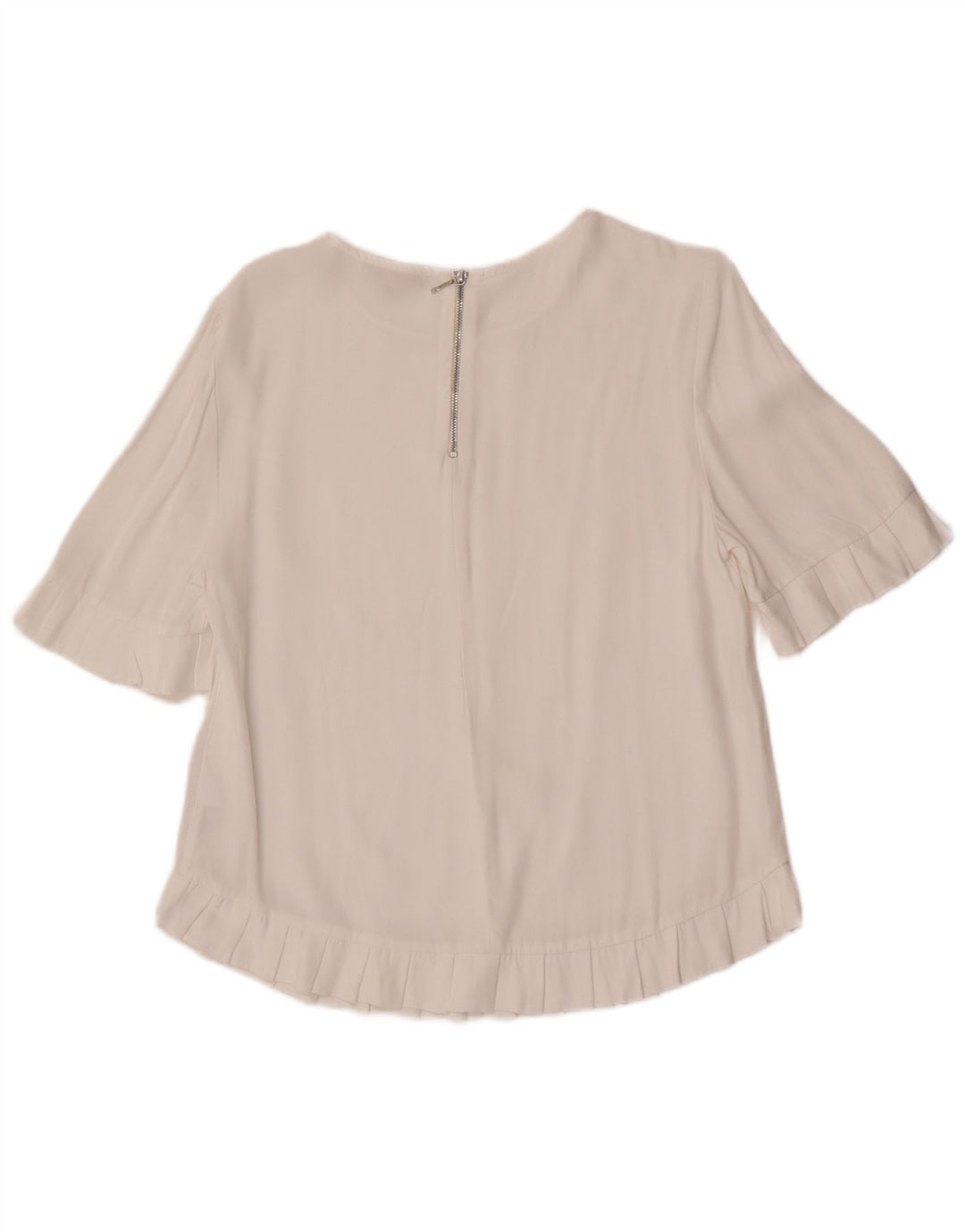 Top camicetta da donna Phase Eight UK 12 Viscosa bianca media