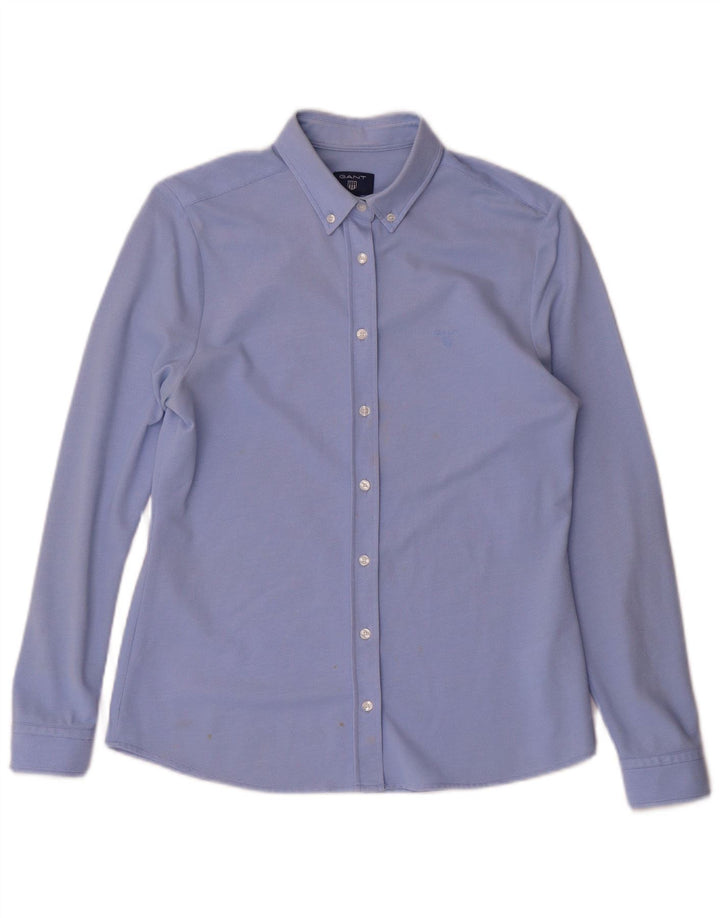 Camicia da donna Gant UK 10 piccola in cotone blu