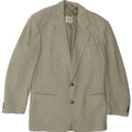 Giacca blazer da uomo a 2 bottoni Hugo Boss UK 38 lana a quadri verde medio