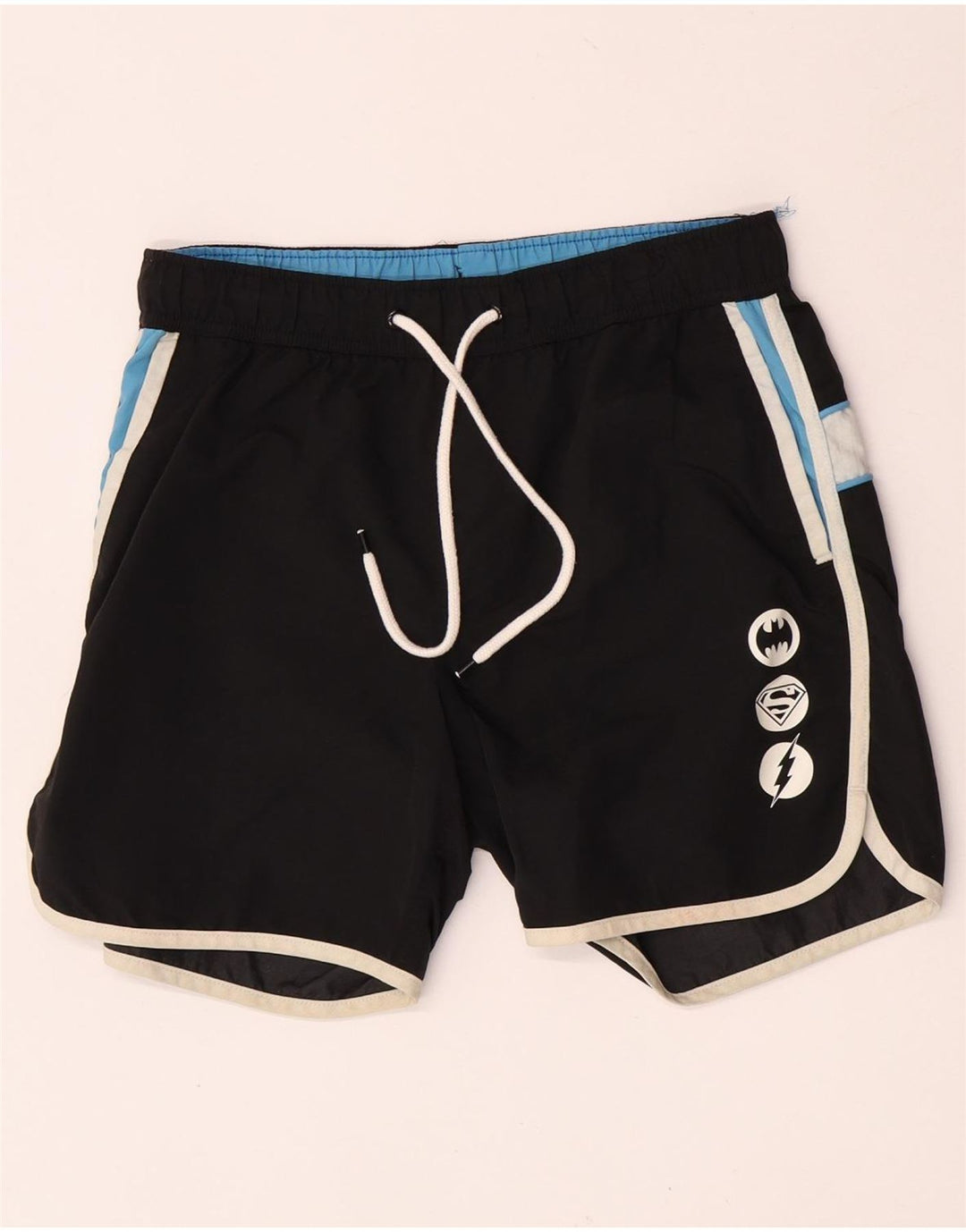 Pantaloncini da bagno DC Graphic da ragazzo 13-14 anni in poliammide color block nero
