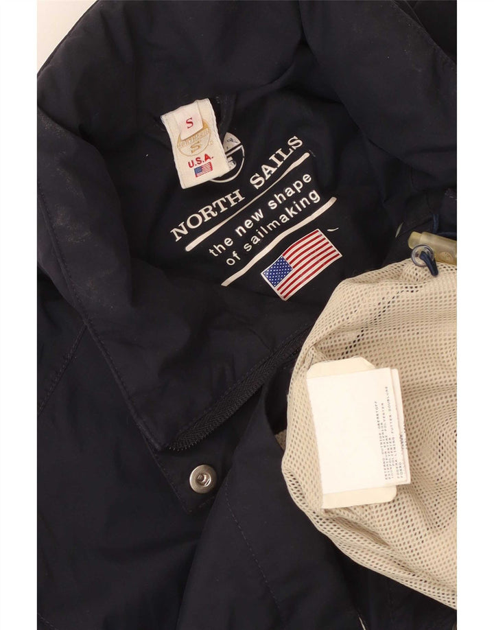 Giacca antipioggia con cappuccio da donna North Sails UK 10 Small Poliestere blu navy
