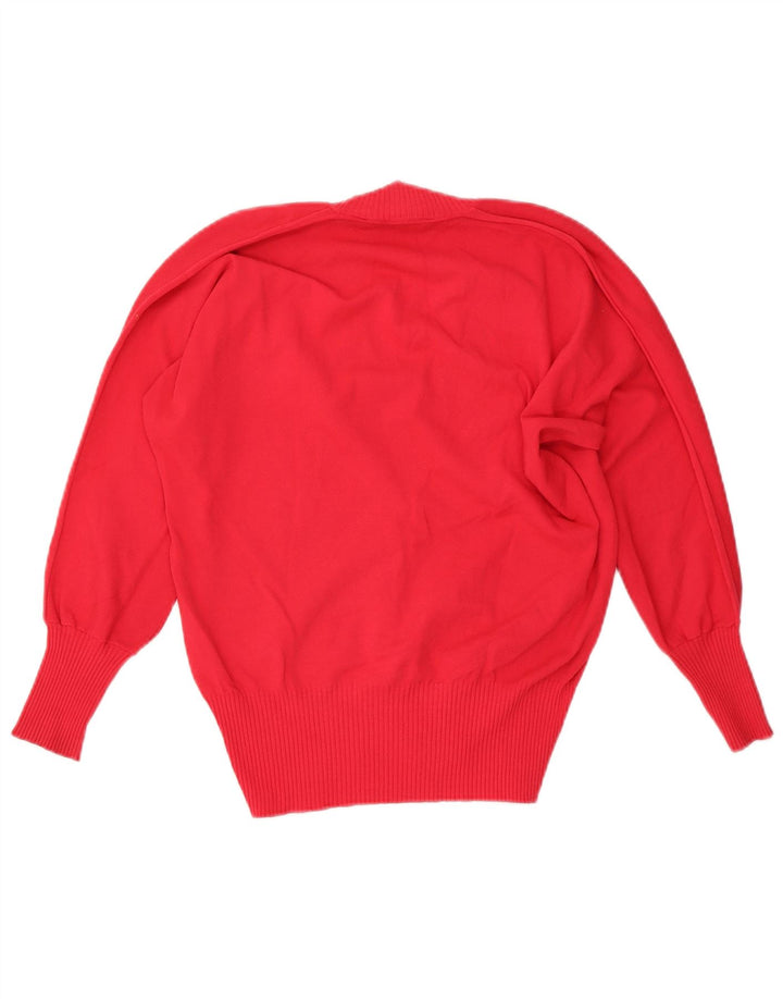 Simona Barbieri Maglione da donna Twin-Set con scollo a V UK 16 Large Rosso