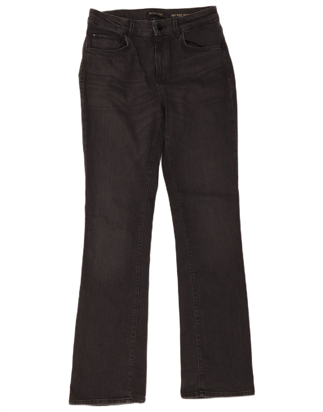 Jeans bootcut da donna a vita media Massimo Dutti EU 38 Small W28 L32 Grigio