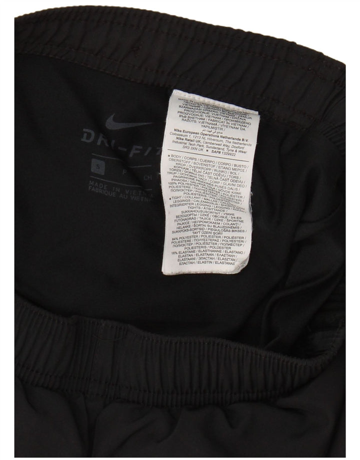 Pantaloncini sportivi NIKE Dri Fit da uomo piccoli in poliestere nero