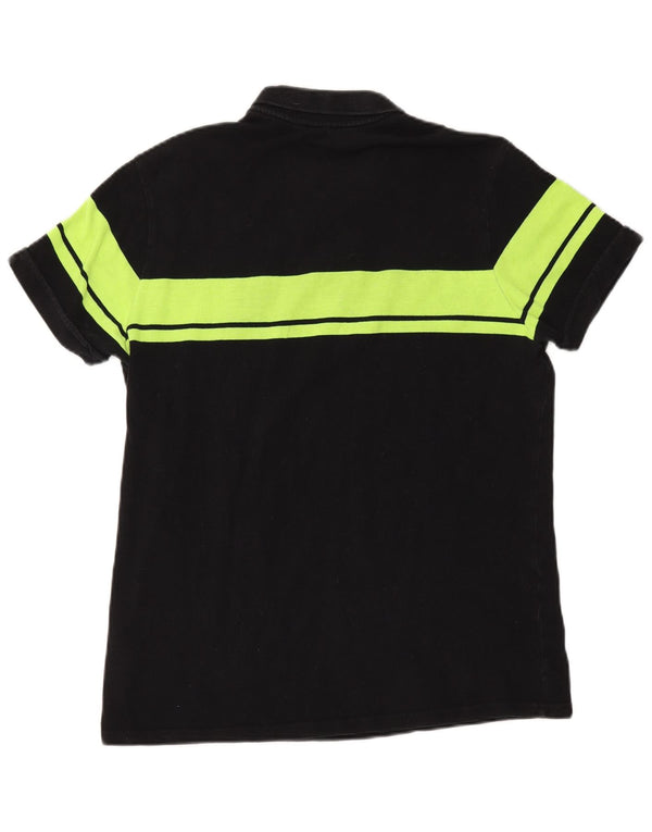 Polo da uomo Sergio Tacchini XL in cotone color block blu navy